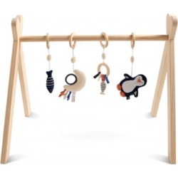 SAUTHON Arche D'éveil Bois Avec 4 Jouets