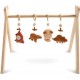 SAUTHON Arche D'éveil Bois Avec 4 Jouets