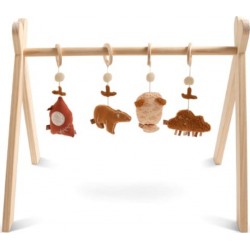 SAUTHON Arche D'éveil Bois Avec 4 Jouets