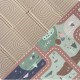 BÉABA Tapis De Motricité Play Life Arch Xxl Mousse Haute Densité Mint/beige 200x150 Cm Beaba