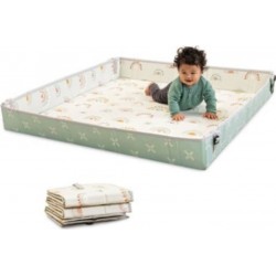 INFANTINO Tapis De Jeu Bébé Infantino Réversible Pliable Mousse Neutre/arc-en-ciel 144x144cm