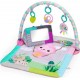 BRIGHT STARTS Brights Starts Petit Tapis D'éveil Bébé Pliable Rose, Arche De Jeux, 5 Jouets Bébé, Miroir, Cartes, Boulier Et