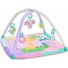 Bright Starts Tapis De Sol Éveil Bébé Évolutif Pliable- Jungle Rose- Arche Avec Jouets Sensoriels Et Musicaux, Miroir