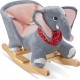 TECTAKE Éléphant À Bascule En Peluche À Partir De 12 Mois Avec Effet Sonore