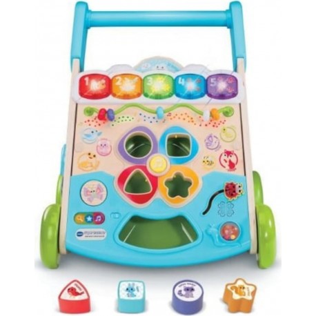 VTECH Super Trotteur Nature Interactif (jouet Avec Partie Bois Certifie Fsc)