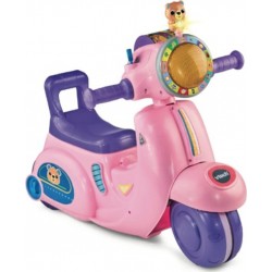 VTECH Porteur scooter intéractif 3 en 1 Rose