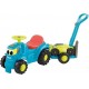 ECOIFFIER Porteur Tracteur Remorque + Tondeuse 103,5 Cm - Pour Bébé Multicolore Origine France Garantie