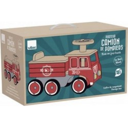 VILAC Porteur Camion De Pompier Bois