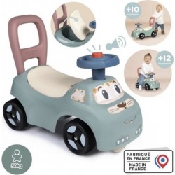 SMOBY Little Porteur Auto Coffre Sous La Selle + Siege Klaxon A Partir De 10 Ans Fabrication Française