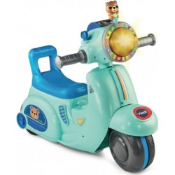 VTECH Porteur scooter intéractif 3 en 1 Bleu