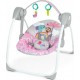 BRIGHT STARTS Balancelle Portable Et Compacte Bright Starts Pink Paradise Balancelle Automatique Avec Musique Unisexe