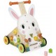 JURATOYS-JANOD Chariot De Marche Évolutif Pour Bébé Thème Ferme Petit Lapin