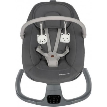 Bebeconfort Jolana, Transat Balancelle, Confortable, Détection De Mouvements, De 0 A 9 Mois (9Kg) Tinted Graphite