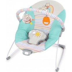 BRIGHT STARTS Disney Baby Winnie-transat Bébé Évolutif Arche Avec Jouets D'éveil Amovible Évolutif De 0 A 6 Mois, Vibrations Apa