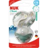 NUK Sucette bébé silicone Classic Night & Day 6-18 mois