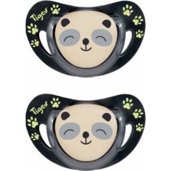 TIGEX Sucettes smart night silicone 18-36 mois