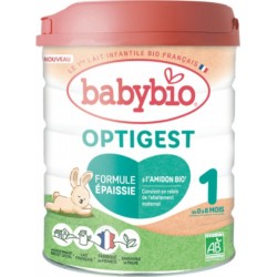 BABYBIO Lait bébé en Poudre 1er âge Formule Epaissie Optigest