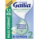 GALLIA Lait bébé En Poudre 2ème Âge Dès 6 Mois Formule Brevetée Épaissie Galliagest Premium
