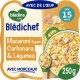 BLEDINA Plat bébé dès 15 mois Macaroni façon Carbonara et Petits Légumes avec Morceaux Bledichef 250g