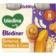 BLEDINA Plat Bébé Dès 8 mois Petits Morceaux Butternut Céréales et Coco Blediner 2x200g