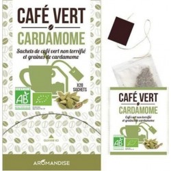 AROMANDISE Café Vert Cardamome 18 Sachets
