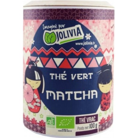 JOLIVIA Thé Vert Matcha Bio 100g