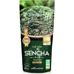 AROMANDISE Thé Vert Bio Japonais Sencha 85g