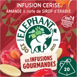ELEPHANT Les Infusions Gourmandes Cerise Amande & Note de Sirop d'Erable