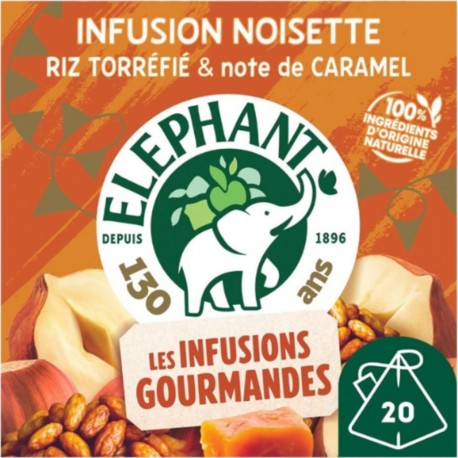 ELEPHANT Les Infusions Gourmandes Noisette Riz Torréfié & Note de Caramel