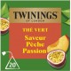 TWININGS Thé Vert Saveur Pêche Passion