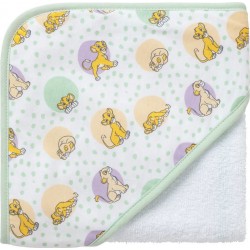 Lion Cape De Bain Éponge 75x75 Cm Roi Cosy Time