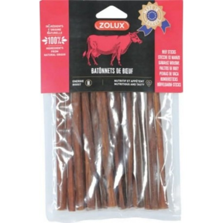 ZOLUX Snack Pour Chiens Zolux Beef Sticks Viande De Bœuf 100g
