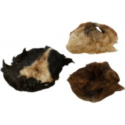 1001KDO Friandises Chien Nature Nez De Mouton Avec Poils
