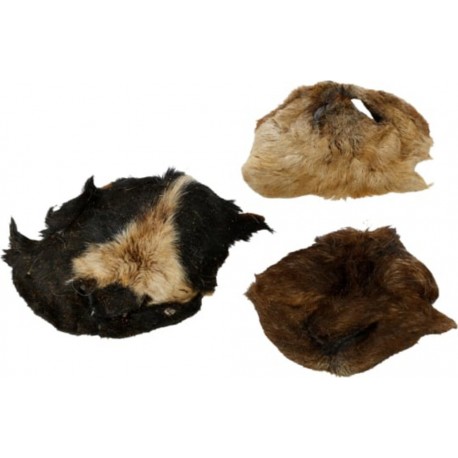 1001KDO Friandises Chien Nature Nez De Mouton Avec Poils