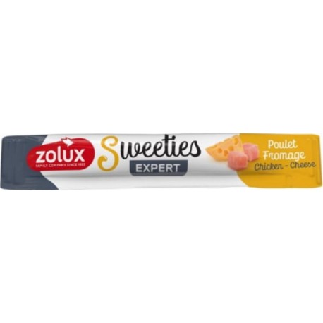 ZOLUX Un Stick Crème Poulet Fromage Sweeties 14 G Pour Chien
