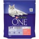 PURINA ONE Croquettes Purina One Chat Adulte Saumon Et Céréales Complètes 9,75Kg