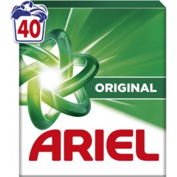 ARIEL Lessive Poudre à Dissolution Rapide Original