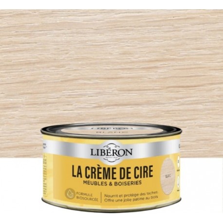 LIBERON Cire Liberon, Blanc Satiné, 0.5L