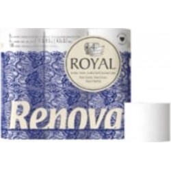 RENOVA 7 Papier Wc 9 Rouleaux Blanc 4 Plis Royal Renova