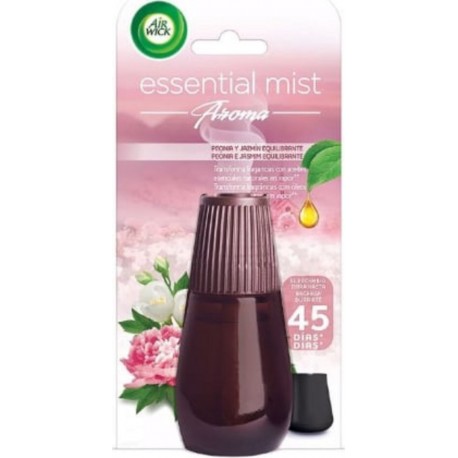 AIR WICK Recharges Pour Diffuseur Air Wick Essential Mist Jasmin Pivoine (20 Ml)