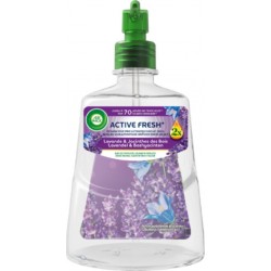 AIR WICK Recharge pour Spray Automatique Sans Gaz Lavande & Jacinthes des Bois Active Fresh 228ml