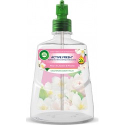 AIR WICK Recharge pour Spray Automatique Sans Gaz Fleur de Jasmin & Pivoine Active Fresh 228ml