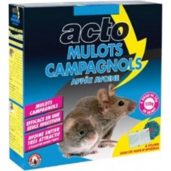 ACTO Appât Anti-mulots Et Campagnols Acto Sachets 150g