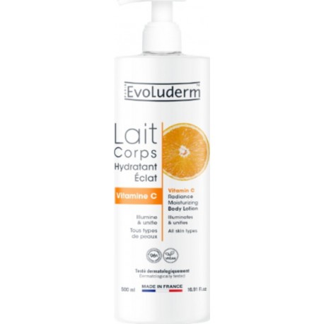 EVOLUDERM Lait Corps Eclat Vitamine C