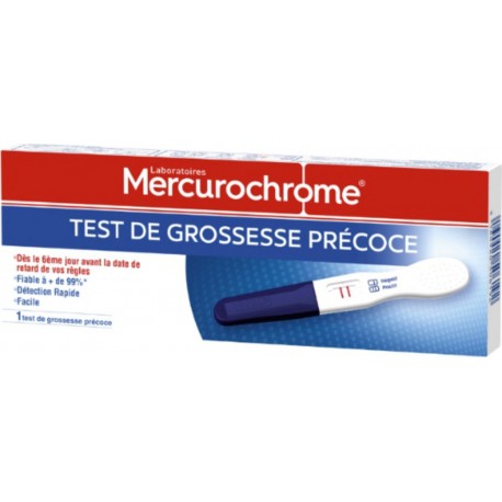 MERCUROCHROME Test de Grossesse Précoce