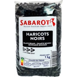 SABAROT Haricots Noirs sachet 1Kg Sabarot
