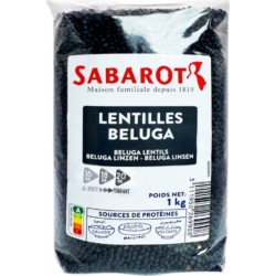 SABAROT Lentilles Beluga sachet 1Kg Sabarot