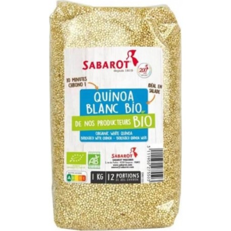 SABAROT Quinoa Blanc Bio Sachet 1Kg Sabarot