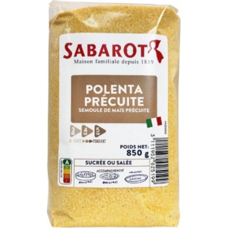 SABAROT Polenta Précuite Sachet 850g Sabarot