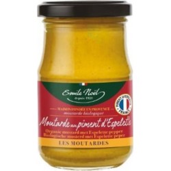EMILE NOEL Moutarde Aux Piments Espelette 200g Emile Noel